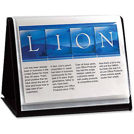 Office Depot Brand ShowFile Easel Display Book Horizontal Style