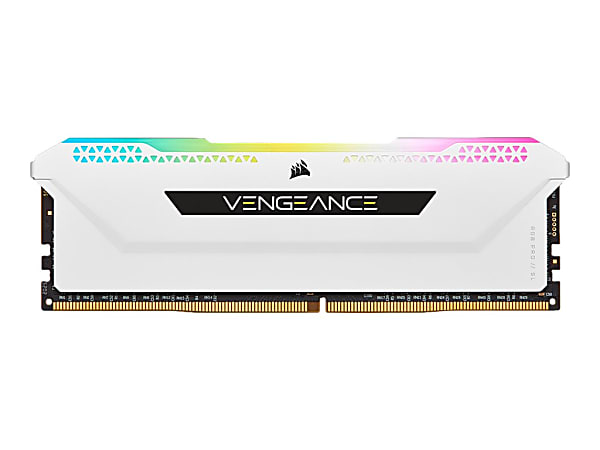 CORSAIR Vengeance RGB PRO SL - DDR4 - kit - 32 GB: 2 x 16 GB - DIMM 288-pin - 3200 MHz / PC4-25600 - CL16 - 1.35 V - unbuffered - non-ECC - white