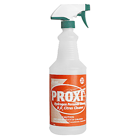 RMC Snap! Trigger Bottle For RMC Snap! Proxi Multisurface Cleaner, 1 Qt, Clear Frosted, Pack Of 48