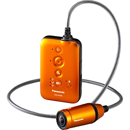 Panasonic HX-A100 Digital Camcorder - BSI MOS - Full HD - Orange