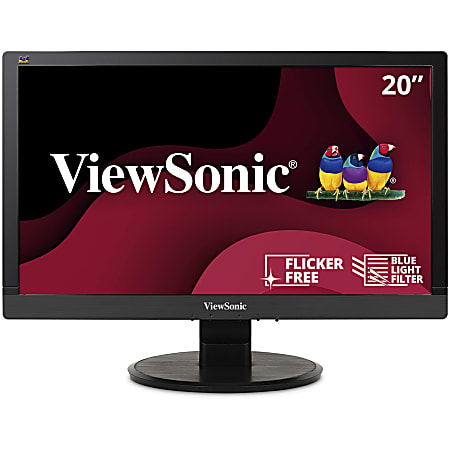 ViewSonic® VA2055SA 20" Widescreen HD LED LCD Monitor