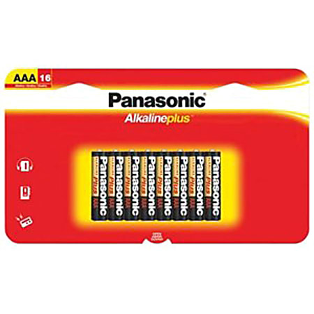 Panasonic General Purpose Battery - For Multipurpose - AAA - Alkaline - 16