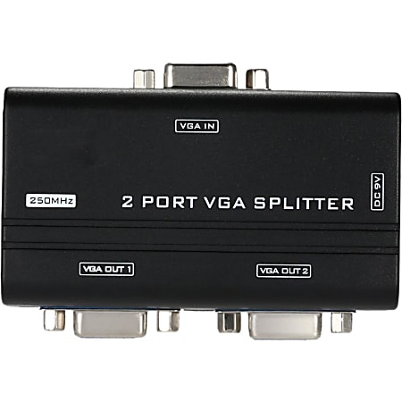 4XEM - Video splitter - 2 x VGA - desktop - for P/N: 4XDPMVGAM10FT, 4XDPMVGAMCBL, 4XUSBCVGA6