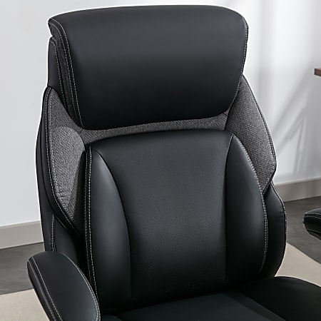 Serta SmartLayers Everett Big Tall Ergonomic Vegan Leather High