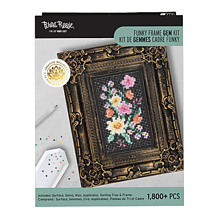 Vivid by Brea Reese® Funky Frame Gem Kit, Flowers