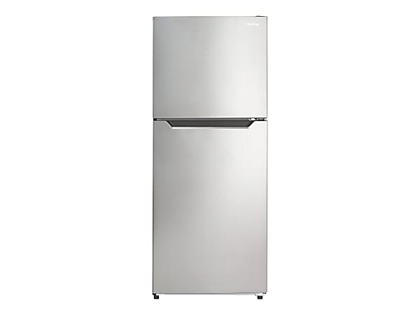 Danby DFF101B1BSLDB - Refrigerator/freezer - top-freezer - width: 23.4 in - depth: 26.1 in - height: 59.5 in - 10.1 cu. ft - stainless steel look