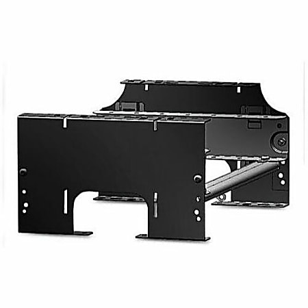 APC NetShelter Cable Management, Cable Trough, Open Bottom, Black, 297 x 183.6 x 316.2 mm - Trough - Black - 2U Rack Height