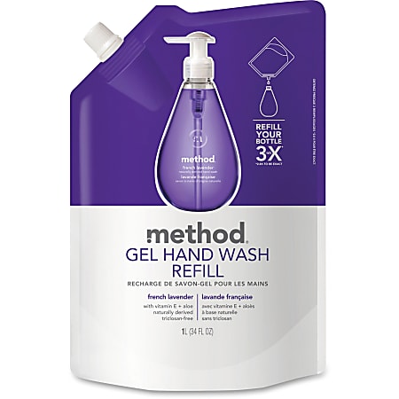 Method® Foam Hand Wash Soap, Lavender Scent, 34 Oz Bottle