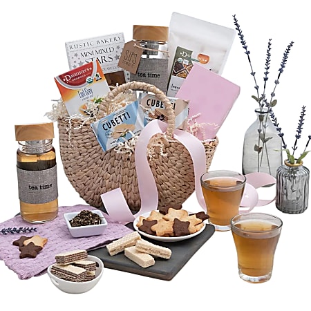 Gourmet Gift Baskets Thinking of You Loose Leaf Tea Gift Basket, Multicolor