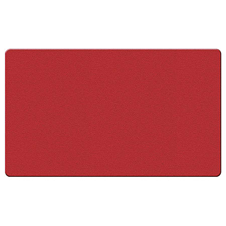 Ghent Fabric Bulletin Board With Wrapped Edges, 11-7/8" x 47-7/8", Red