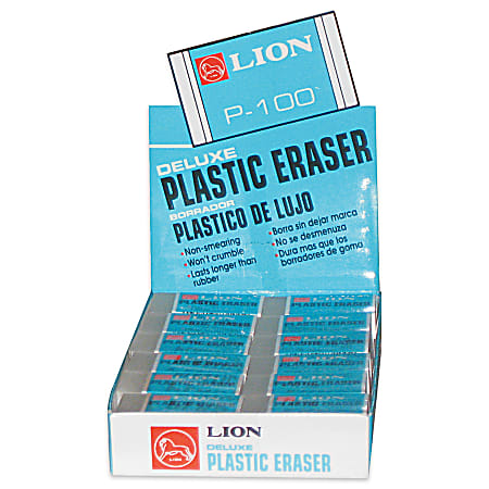 Lion Plastic Eraser