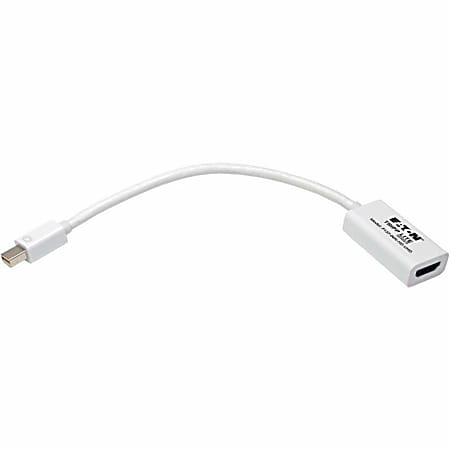 Eaton Tripp Lite Series 6in Mini DisplayPort to HDMI Active Adapter Converter mDP to HDMI 4K x 2K @ 24/30Hz M/F 6" - P13706NHDUHD