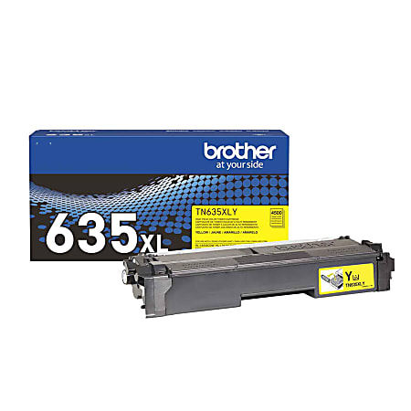 Brother TN635XL Yellow High Yield Toner Cartridge (TN635XLY)