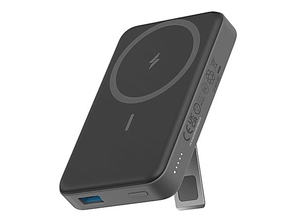 Anker 633 - Wireless power bank - 10000 mAh - 20 Watt - PD - 2 output connectors (24 pin USB-C, USB) - interstellar gray