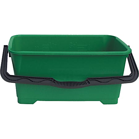 Unger Heavy-duty 6-gallon Pro Bucket - 24 quart - Heavy Duty, Ergonomic Design, Handle - Green - 5 / Carton