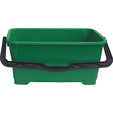 Unger Heavy-duty 6-gallon Pro Bucket - 24 quart - Heavy Duty, Ergonomic Design - Green - 5 / Carton