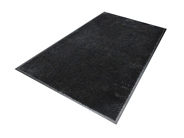 M+A Matting Classic Solutions Mat, 4' x 10', Black, Smooth backing