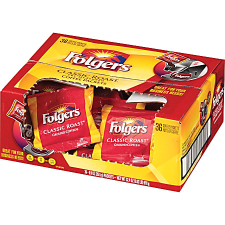 Folgers coffee singles cheap