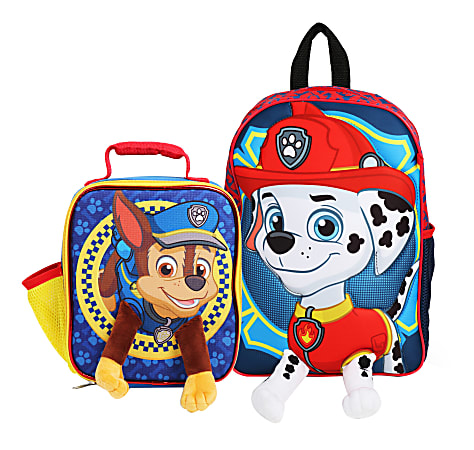 Paw Patrol Backpack and Lunch Bag Combo