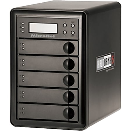 MicroNet RAIDBank5 RB5-10000 DAS Array - 5 x HDD Supported - 10 TB Installed HDD Capacity