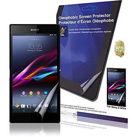 Green Onions Supply Crystal Oleophobic Screen Protector for Sony Xperia Z Ultra (2-Pack)