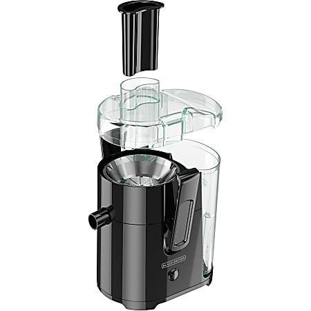 BLACK+DECKER Fruit and Vegetable Juice Extractor, Black, JE2200B 