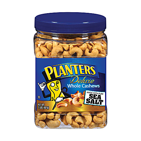 Planters Whole Cashews, 32 Oz. Tub