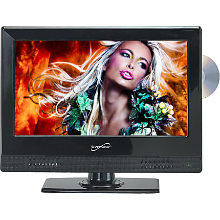 Supersonic SC-1312 13.3" TV/DVD Combo - HDTV - 16:9 - 1366 x 768 - 720p - LED - ATSC - NTSC - 90° / 45° - HDMI - USB