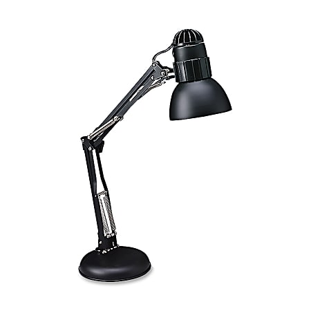 Ledu Adjustable Desk Lamp, 22"H, Matte Black