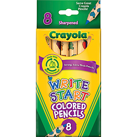 Crayola® Write-Start® Colored Pencils - Set of 8