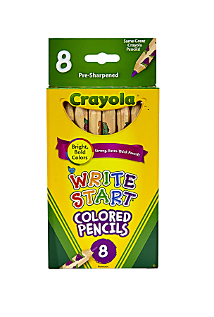 Crayola Color Pencils Assorted Colors Box Of 24 Color Pencils - Office Depot