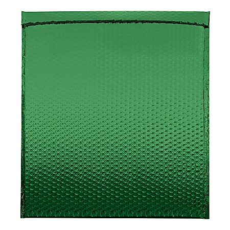 Office Depot® Brand Glamour Bubble Mailers, 22-1/2"H x 19"W x 3/16"D, Green, Pack Of 48 Mailers