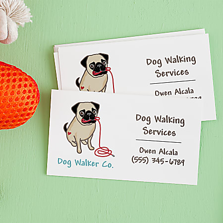 Avery® Clean Edge® Printable Business Cards With Sure Feed® Technology ...