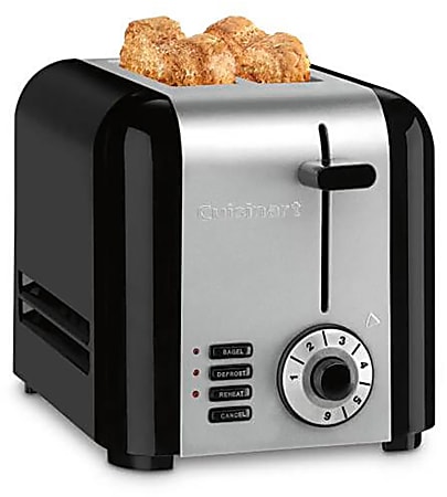 Cuisinart 2 Slice Wide Slot Toaster White - Office Depot