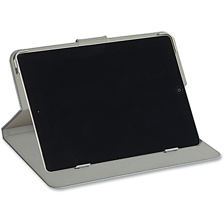 Verbatim Folio Hex Case for iPad Air - Pebble Grey - Scratch Resistant Interior, Smudge Resistant Interior - Textured"