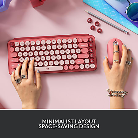 Logitech Wireless Mechanical Keyboard with Customizable Emoji Keys