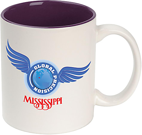 Custom Full-Color Ceramic Accent Mug, 11 Oz