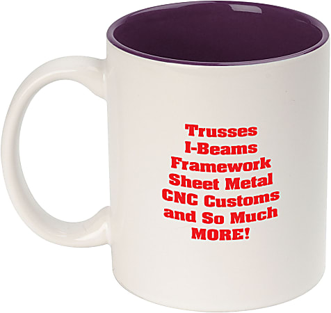 Custom Full Color Ceramic Accent Mug 11 Oz Office Depot