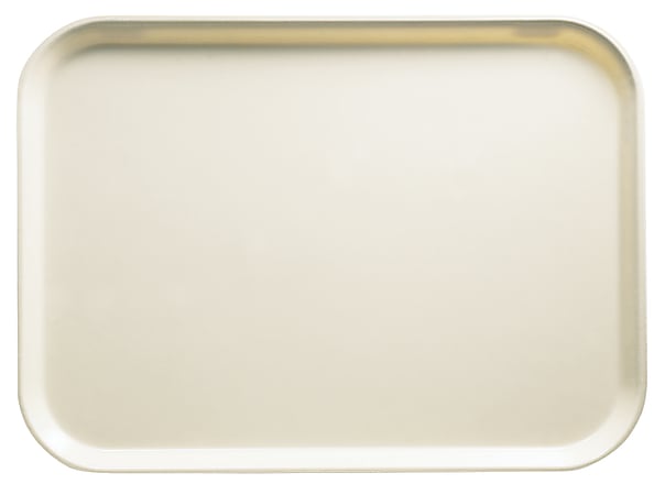 Cambro Camtray Rectangular Serving Trays, 14" x 18", Cottage White, Pack Of 12 Trays