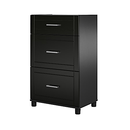 Ameriwood Home Callahan Base Cabinet, 39-1/4”H x 23-1/2”W x 15-7/16”D, Black