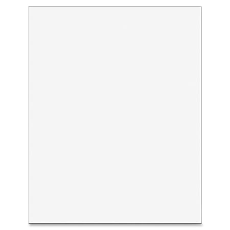 UCreate Plastic Poster Board - Home, Office, School, Art Project - 28"Height x 22"Width x 0.20"Length - 25 / Pack - White - Plastic