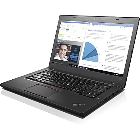 Lenovo ThinkPad T460 20FN002VUS 14" Notebook - 1920 x 1080 - Intel Core i7 (6th Gen) i7-6600U Dual-core 2.60 GHz - 8 GB RAM - 256 GB SSD - Black - Windows 7 Professional - Intel HD Graphics 520