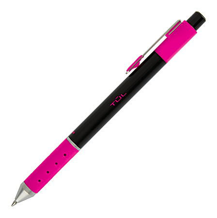 TUL® Limited Edition Brights Retractable Gel Pen, Medium Point, 0.7 mm, Assorted Barrel Colors, Assorted Ink Colors
