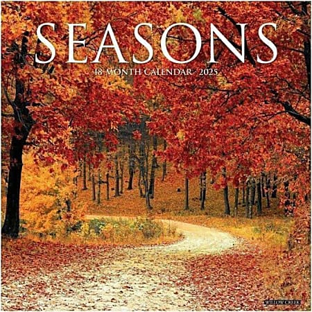 2025 Willow Creek Press Wall Calendar, 12” x 12”, Seasons, January 2025 To December 2025, 44803