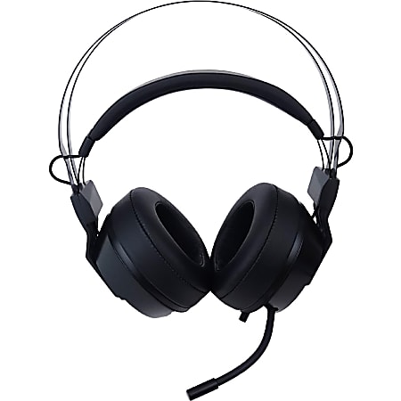 Mad Catz The Authentic F.R.E.Q. 2 Gaming Headset, Black - Stereo - Mini-phone (3.5mm) - Wired - Over-the-head - Binaural - Circumaural - Omni-directional Microphone - Black
