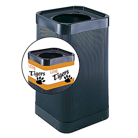 Safco® Plastic At-Your-Disposal™ Waste Receptacle, Black