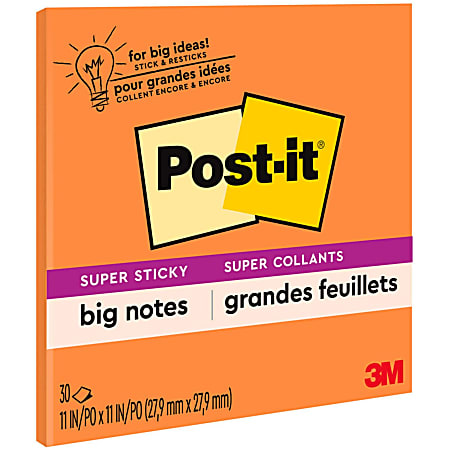 Post-it Super Sticky Big Notes