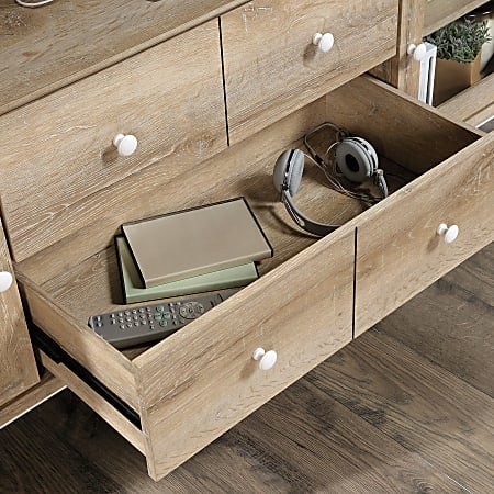 Sauder canal street credenza sale