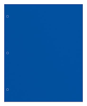 Office Depot® Brand 2-Pocket School-Grade Paper Folder, Letter Size, Blue