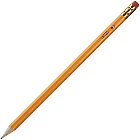 Office Depot Brand Presharpened Wood Pencils 2 Medium Soft Lead Yellow Pack  Of 24 Pencils - Office Depot